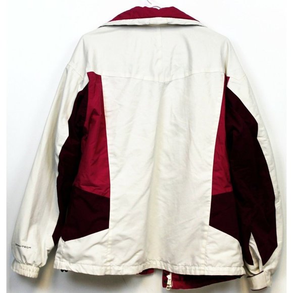 Columbia Women's XL OmniTech Interchange 3 in 1 Jacket Pink & White SHELL ONLY - Picture 4 of 8